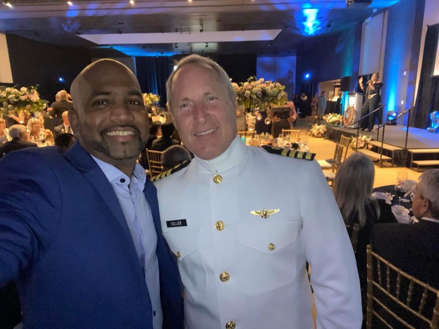 With Mayor Shaun Collier